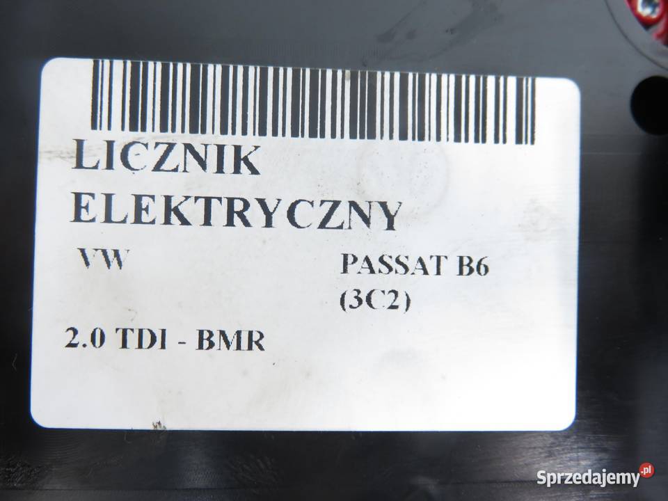 LICZNIK VW PASSAT B6 20 TDI 3C0920871E małopolskie