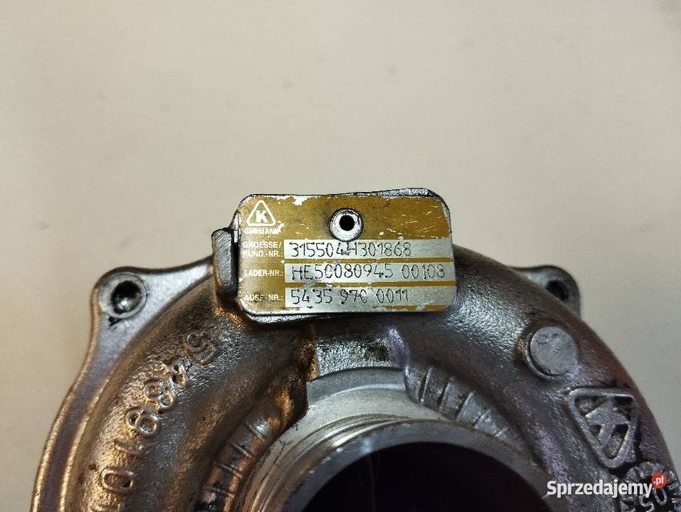 Turbosprężarka Renault Modus Clio 3 15 dci