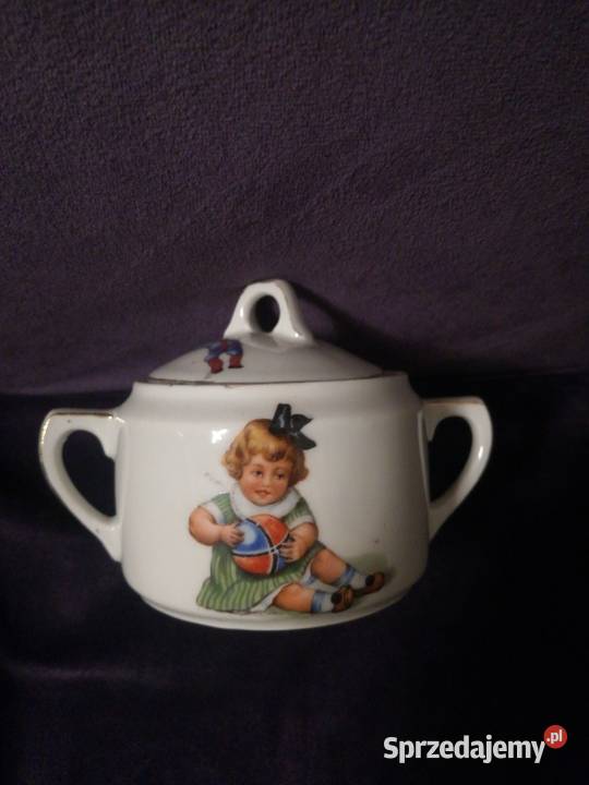 Cukiernica porcelanowa dziecięca dzieci Choszczno