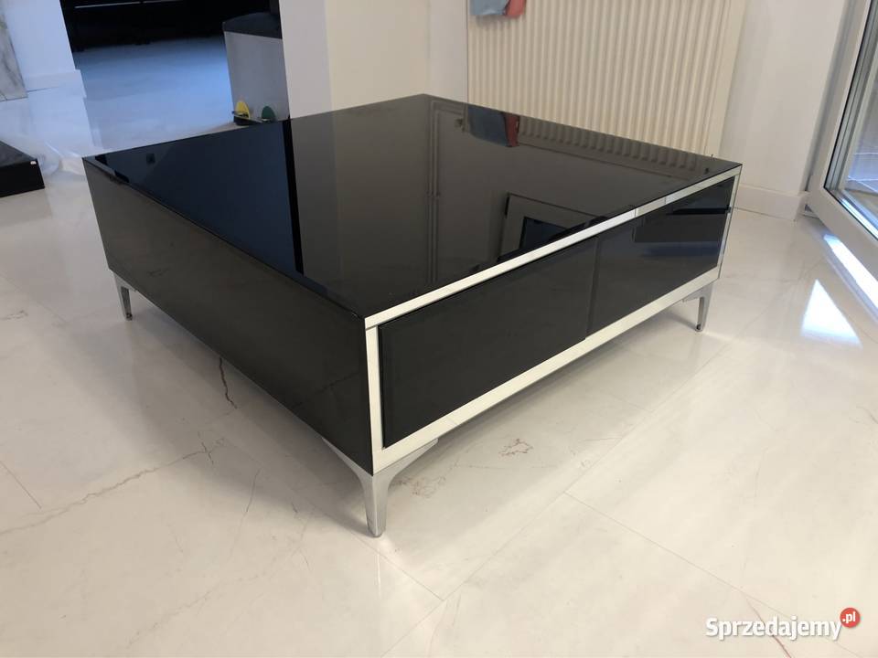 Stolik kawowy glamour czarny