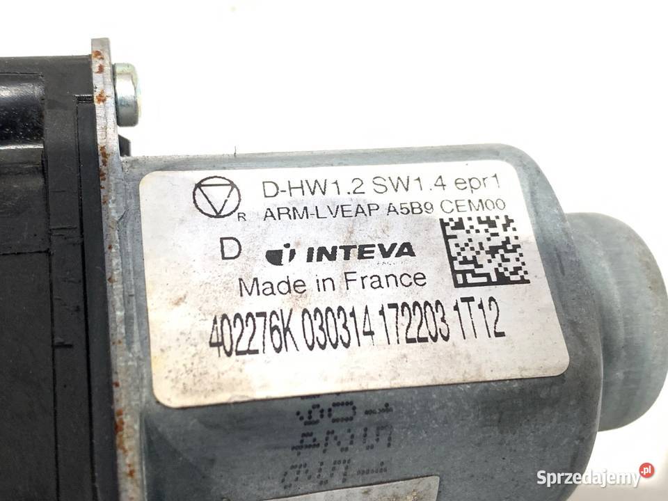 PODNOŚNIK SZYBY PRAWY PRZÓD CITROEN C4 II