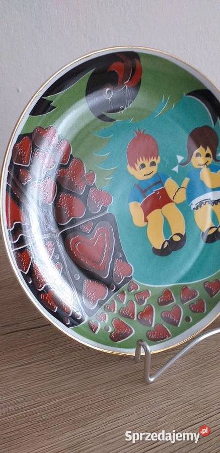 Talerz Jaś i Małgosia prl Przedbórz sprzedam