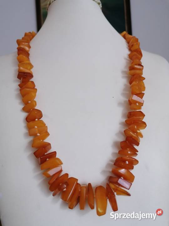 Naszyjnik z bursztynu miodowego Białystok