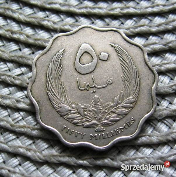 Libia 50 Milimes 1965r wielkopolskie Kalisz