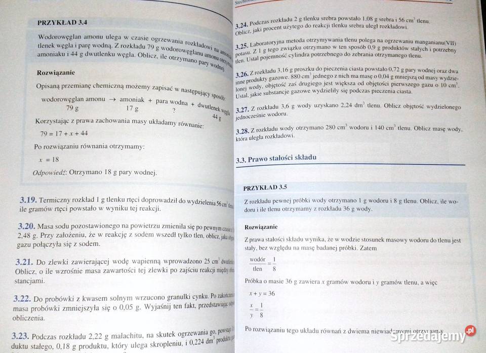 Chemia gimnazjalistów Zadania łatwych do Pozostałe Chełm