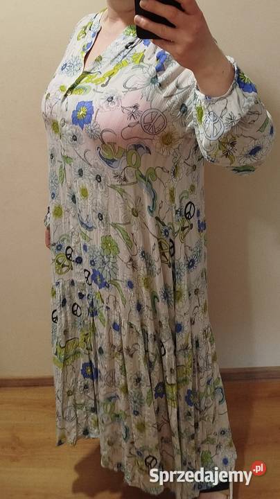 Luźna sukienka rozmiar 4446 Biecz