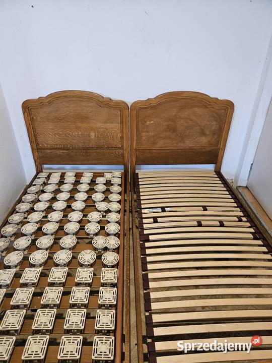 Dwa łóżka ludwikowskie 95x200