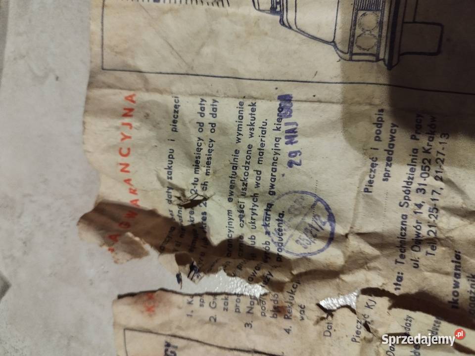 Bagażnik dachowy Fiat 125p i 126p PRL Kalwaria Zebrzydowska