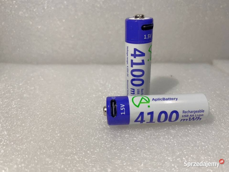 Akumulatorki 15V 2 Aplic 4100 mWh ładowane USB