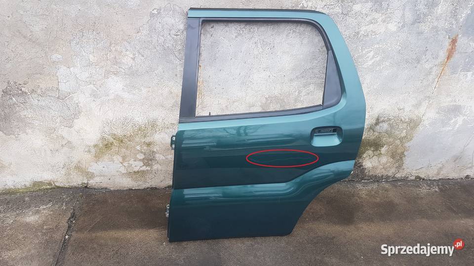Suzuki Ignis FH 0003 drzwi tył tylne Z2T zielony Legnica sprzedam