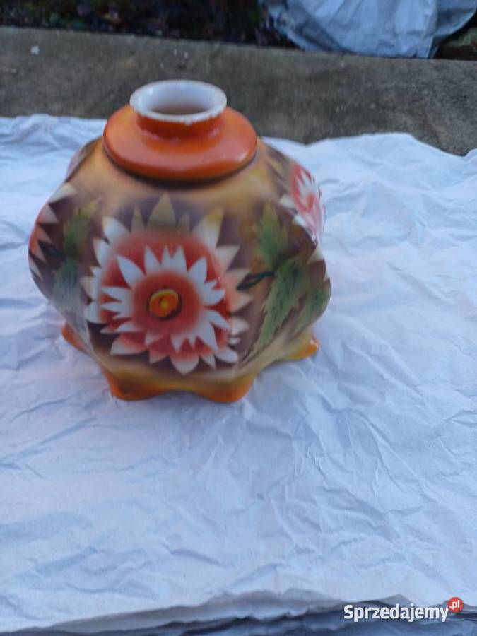 Stary klosz z 3040 lat 20 wieku recznie malowany dolnośląskie