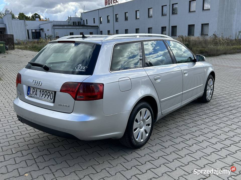 Audi A4 B7 Avant20TDI srebrny Lubartów