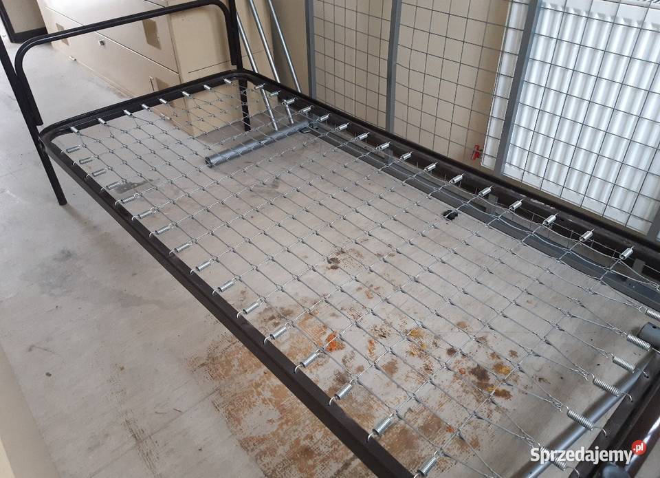 Łóżko pojedyncze metalowe łóżka pracownicze Swarzędz