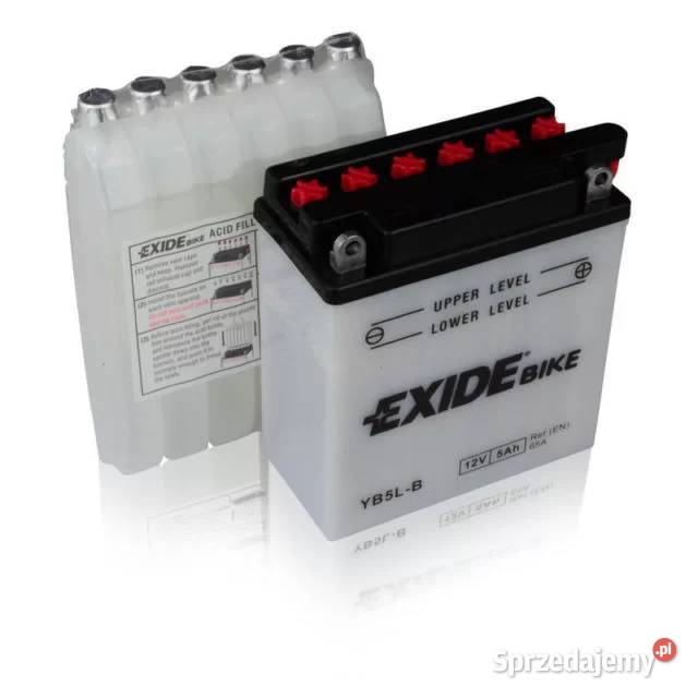 Akumulator motocyklowy EXIDE EB5LB YB5LB 12V 5Ah kujawsko-pomorskie Toruń sprzedam