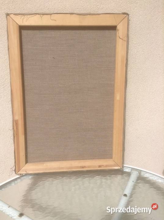 Blejtram z drewnianą ramą 70x50 i naciągniętą Opole