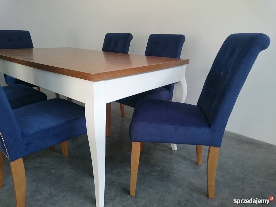 Krzesło tapicerowane hampton glamour z kołatką Stoły, krzesła, biurka Wrocław