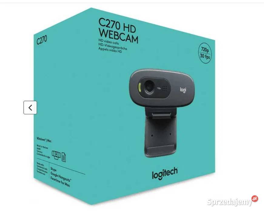 Kamera Logitech C270 HD Webcam USBA 720p NOWA Warszawa