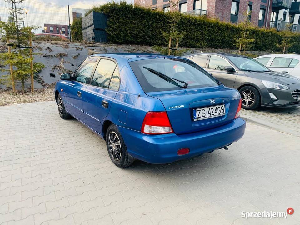 Hyundai accent 13 benzyna nowy przegląd wspomaganie kierownicy Szczecin sprzedam