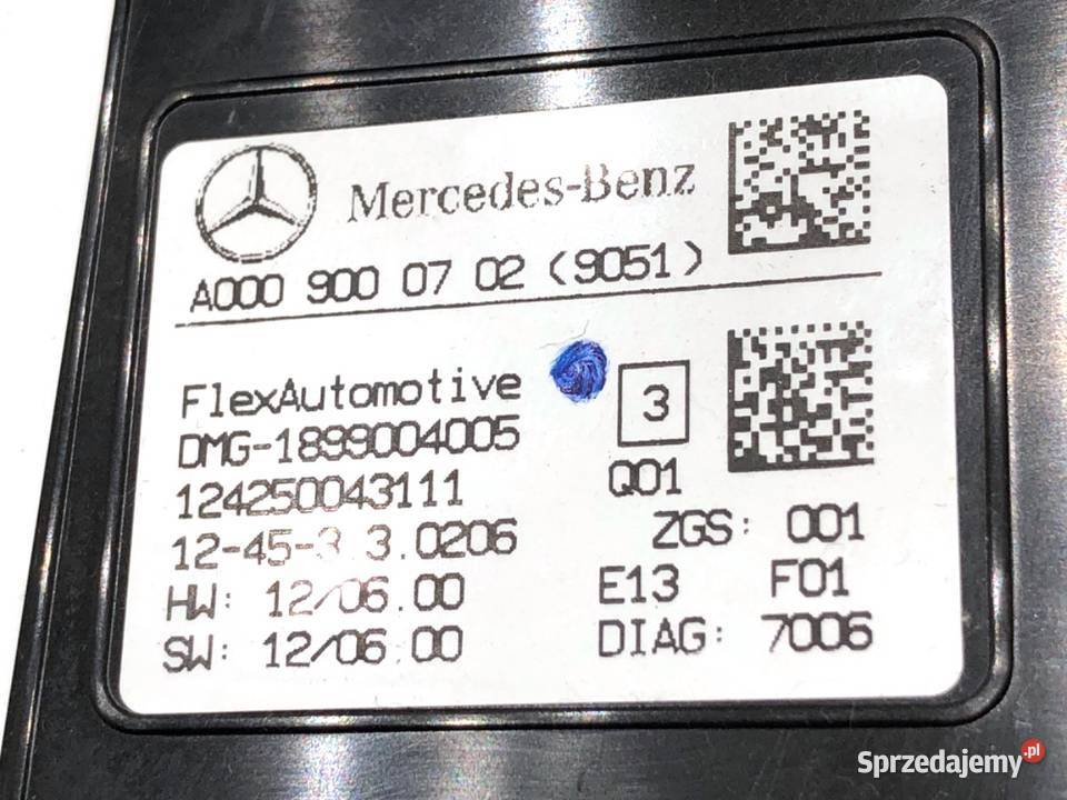 LAMPA SUFITOWA MERCEDES W176 A0009000702