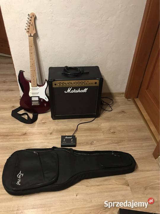 Gitara elektryczna Yamahapiec Marshall śląskie Kłobuck sprzedam
