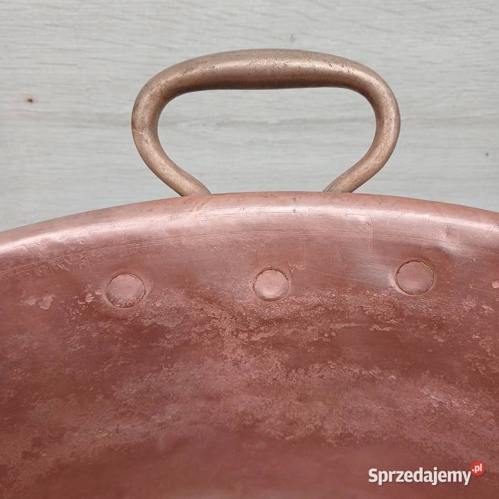 Duża miedziana misa miedziany garnek miedziany Pozostałe Warszawa