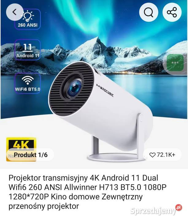 Projektor LED android