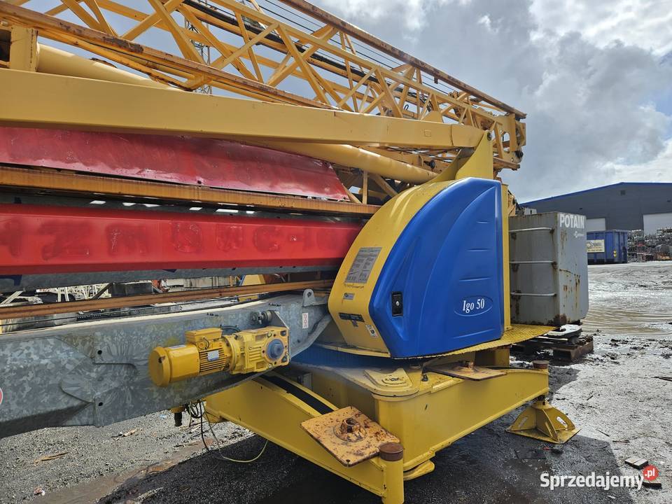 Żuraw szybkomontujący dźwig budowalny Potain IGO Dźwigi, podnośniki dolnośląskie