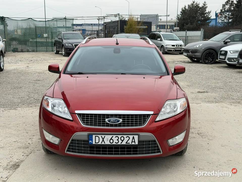 Ford Mondeo Mk4 20 Benzyna Convers Navi 2009r czerwony Mondeo dolnośląskie sprzedam