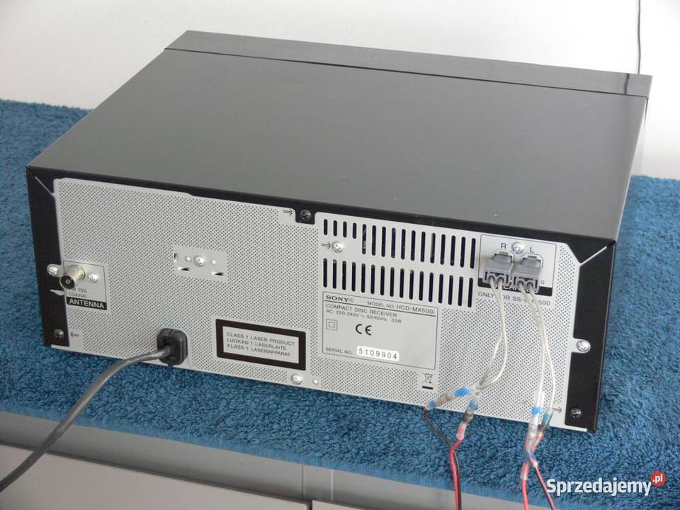 Wieża Sony USB mp3 CD RDS AUX WYSYŁKA Wieże i miniwieże Jasło