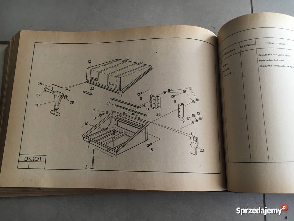 Katalog części Jelcz 317 Oryginał 1977 r Unikat Swarzędz