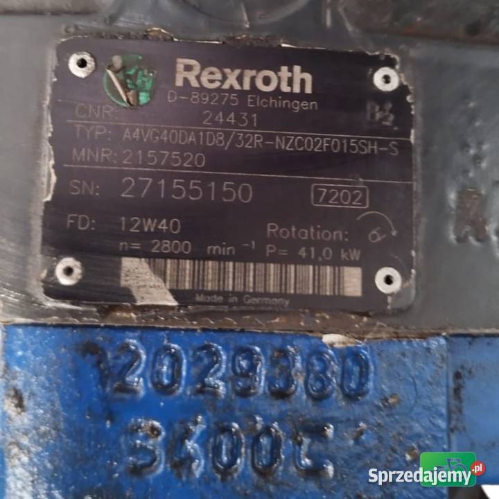 Pompa jazdy 53646623604 Rexroth A4VG56 Weidemann wielkopolskie sprzedam