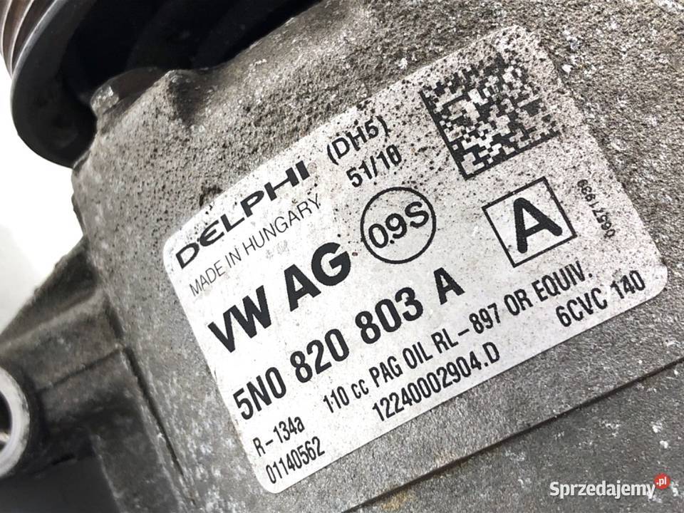 SPRĘŻARKA KLIMATYZACJI VW GOLF VI 5N0820803A 20 osobowe