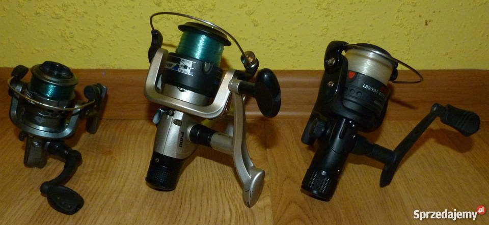 Zestaw wędkarski spinning grunt lód kołowrotki Starachowice sprzedam