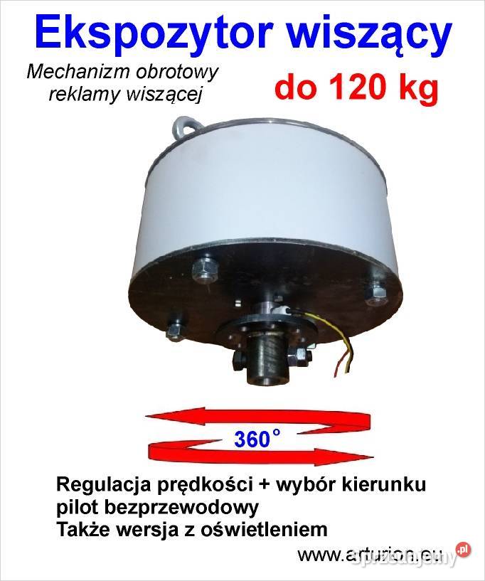 Ekspozytor Obrotnica wiszący mechanizm obrotowy Wyposażenie firm mazowieckie Warszawa