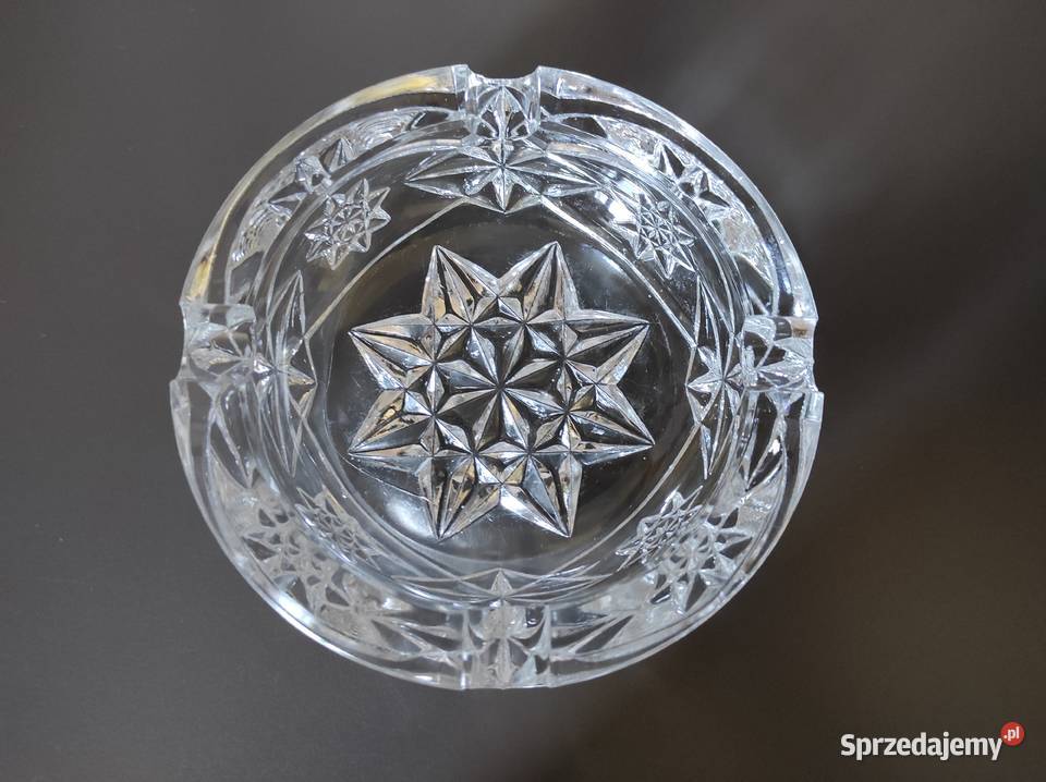 Popielniczka kryształowa stare szkło PRL Białystok sprzedam