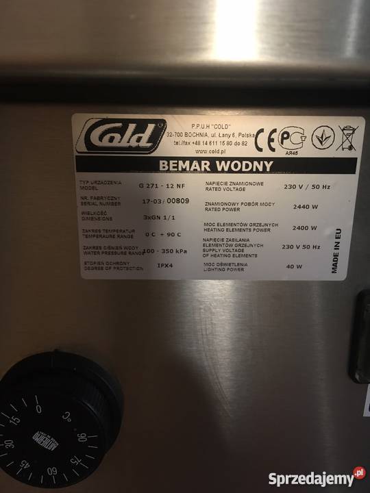 Bemar Grzewczy Firmy Cold
