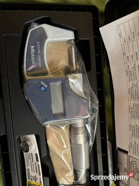 Mikrometr cyfrowy Mitutoyo Digimatic 0250001 mm Lublin
