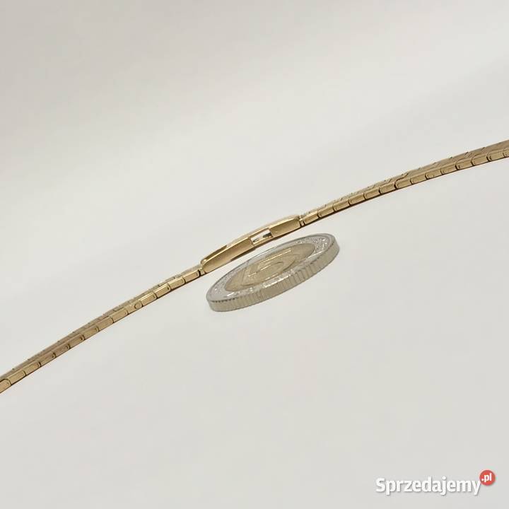 Złota BRANSOLETKA damska do ZEGARKA 750 18K 16 Warszawa