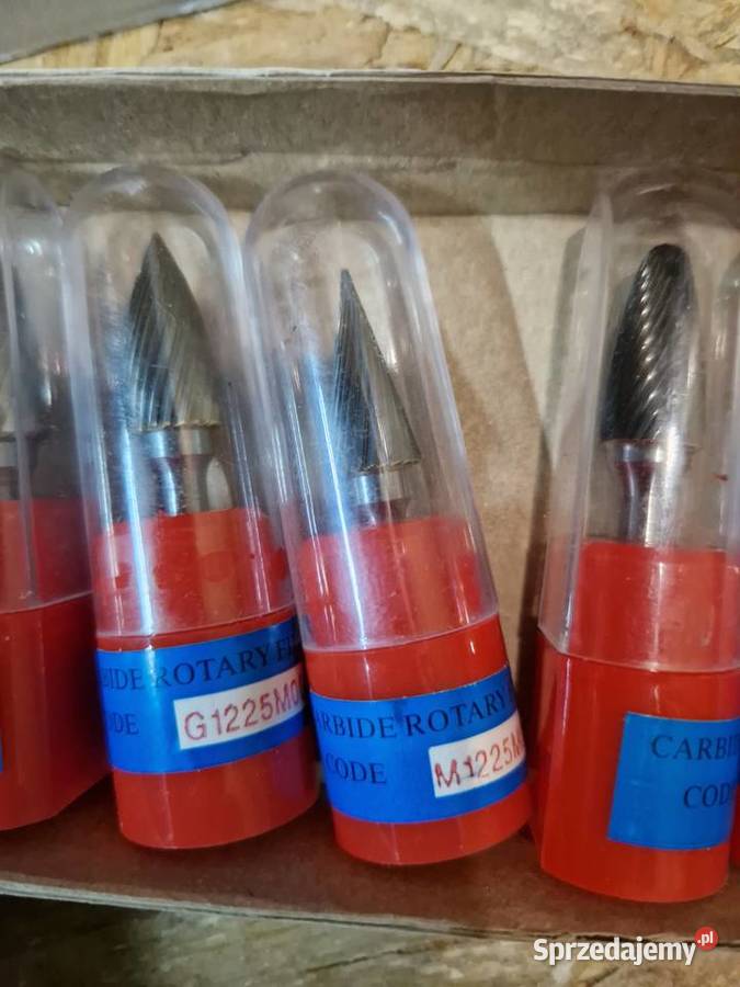 FREZY TRZPIENIOWE DO METALU 12 Larbide Burrs Głogowa sprzedam