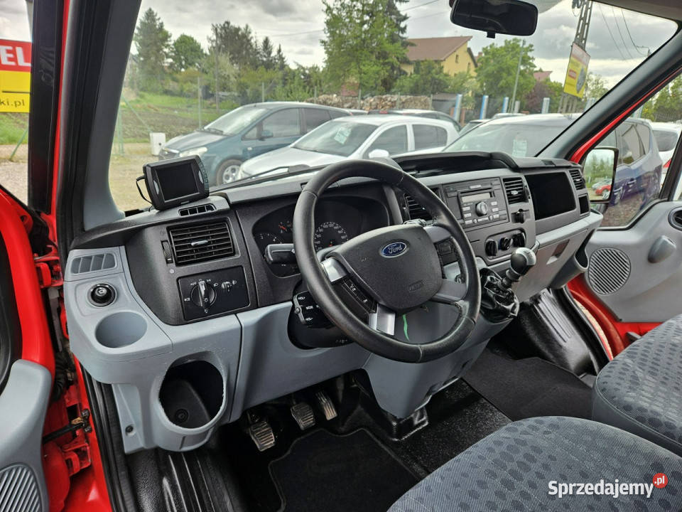 Ford Transit Opłacony Zadbany Serwisowany Klima czerwony warmińsko-mazurskie Kisielice