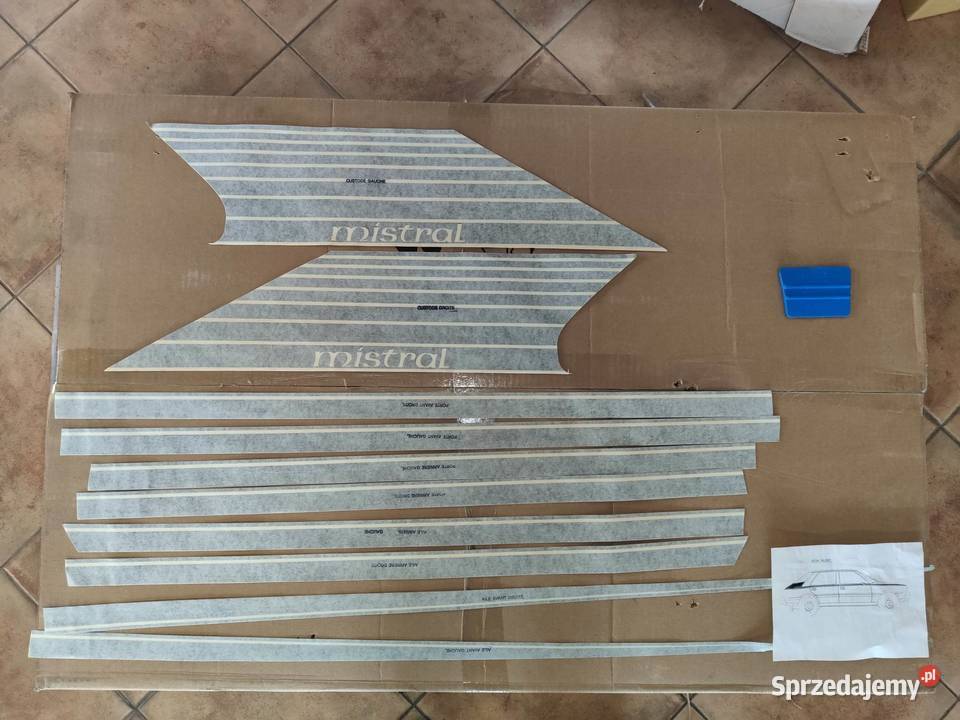 NAKLEJKI NA KAROSERIĘ POLONEZ MISTRAL WERSJA Warszawa