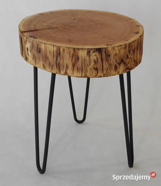 Stolik kawowy dąb loft industrial hairpin legs Dom i Ogród Wrocław sprzedam