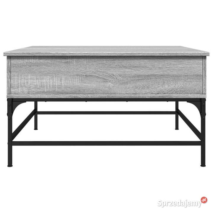 Stolik kawowy szary dąb sonoma 80x80x45 WM845404