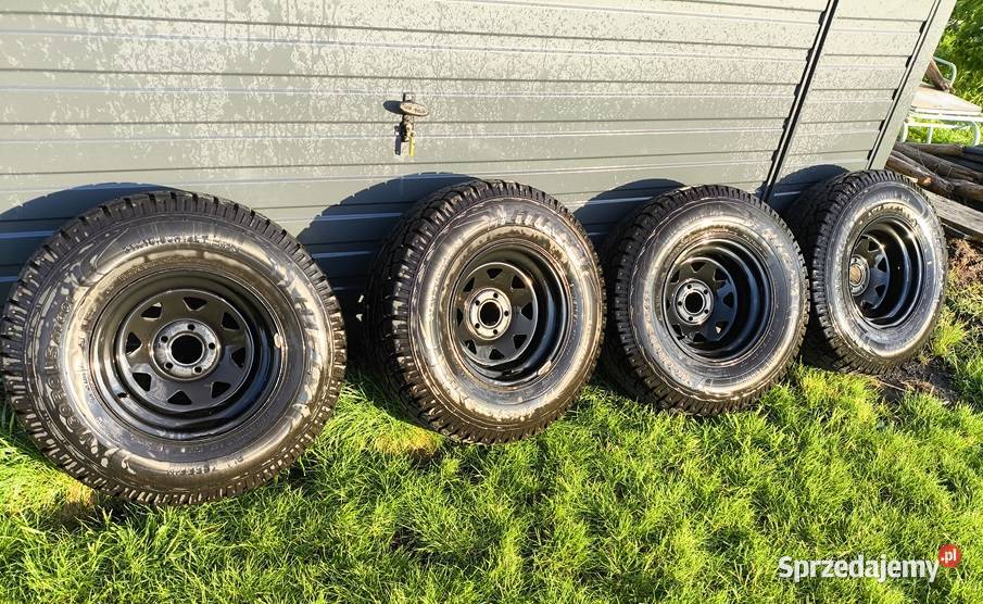 Sprzedam koła 15 offroad 4x4 AT stalowe felgi Samochodowe Szczecin sprzedam