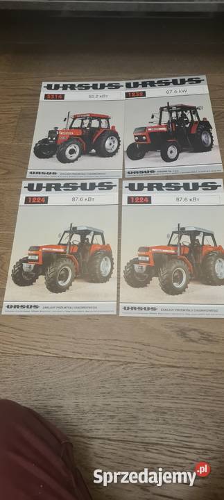 Prospekt informacyjny Ursus C330 1224 1624 934 Warszawa