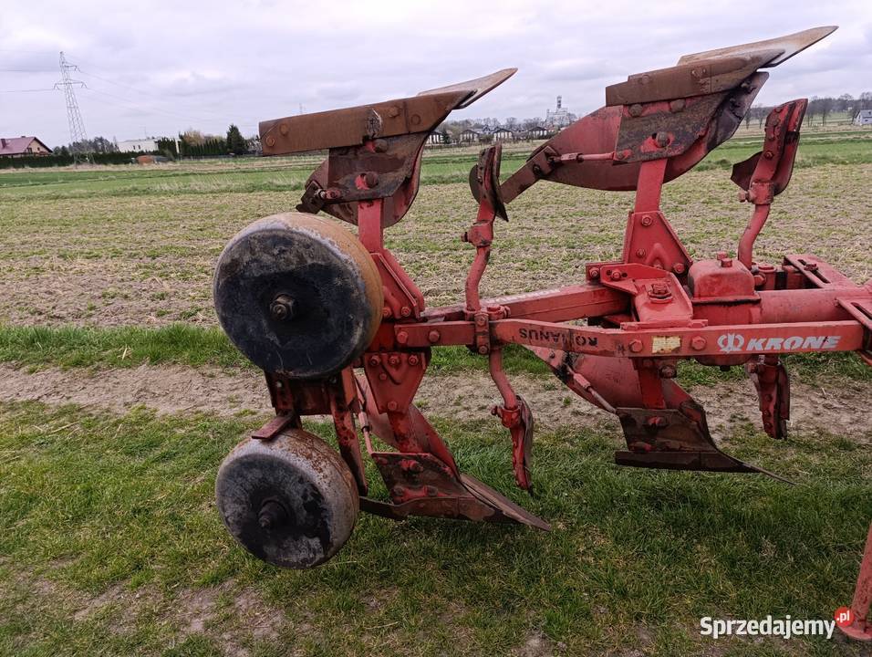Pług obrotowy 2 skubowy Krone romanus nieuszkodzony Ornontowice