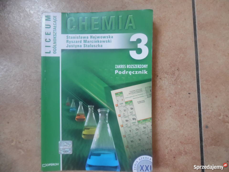 chemia kl3 liceum Rok wydania 2005 Oborniki Śląskie