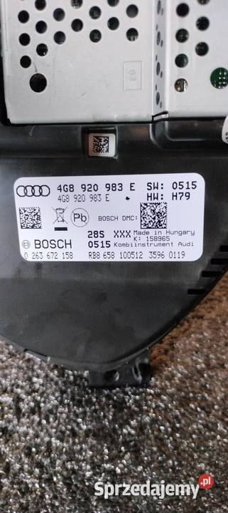 LICZNIK ZEGARY AUDI A7 C7 30 TFSI 4G8920983E