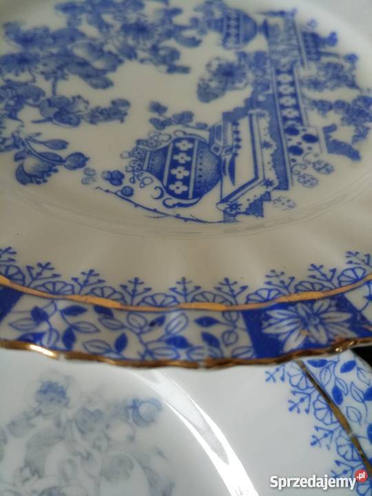 talerzyki China Blau Rosslau małopolskie Ropa