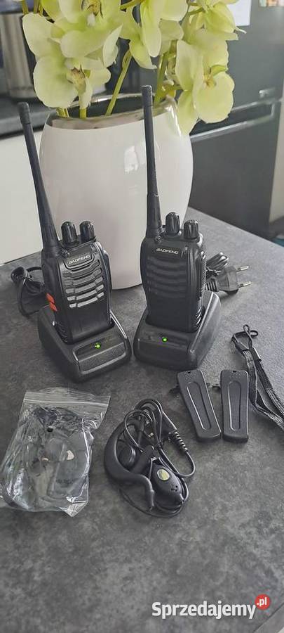 Krótkofalówki Walkietalkie Baofeng 2 słuchawki